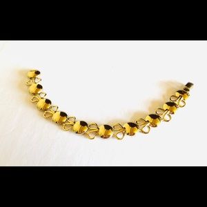 Pretty Vintage Gold Mid Century Link Bracelet